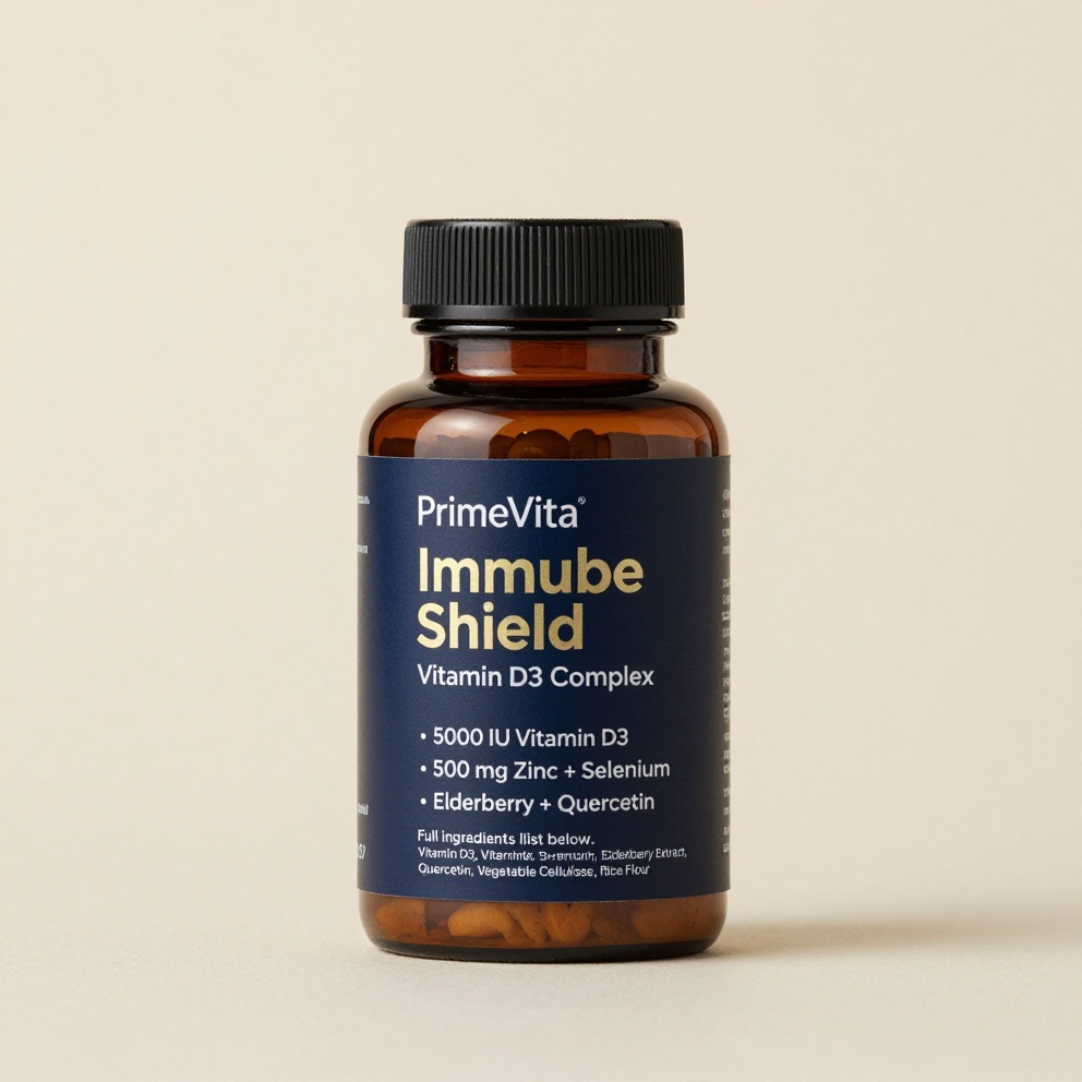prime3 Immune Shield + Vitamin D3 - Image 1